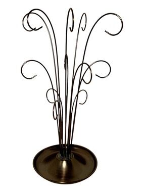 UMBRA Bijou Jewelry Stand Brushed Bronze Metal Display Holder Organizer 12 Inch